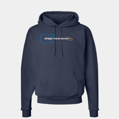KNOW YOUR GEAR™ "Neon" Logo - Ecosmart® Hooded Sweatshirt Thumbnail