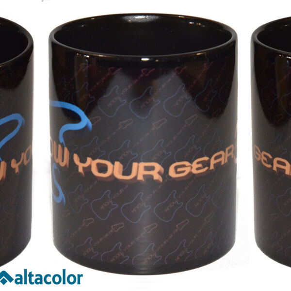 Know Your Gear 11 oz. Ceramic Mug, Black Thumbnail